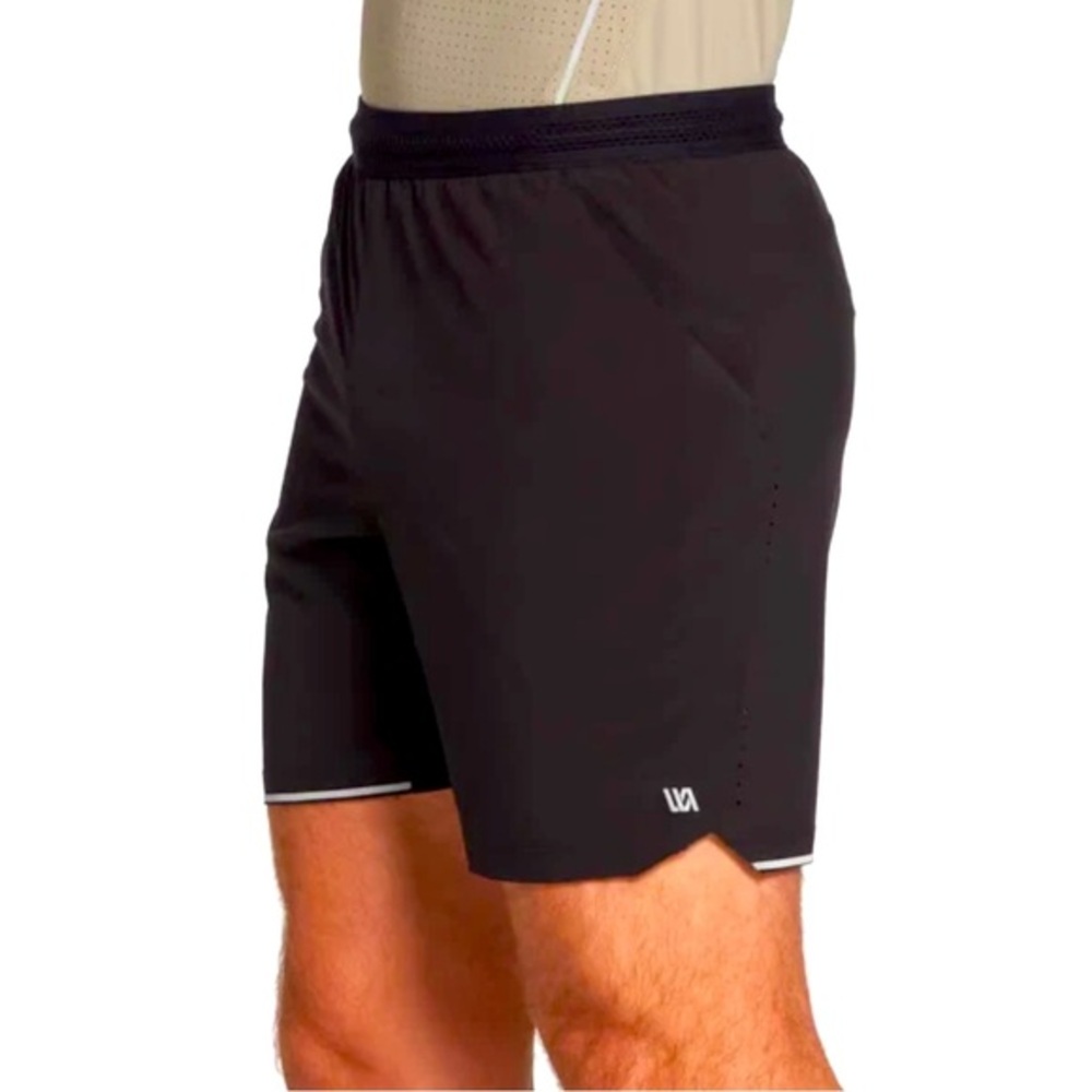 VRST Men's Accelerate 7" Athletic Shorts Size XXL Black Brief Lined